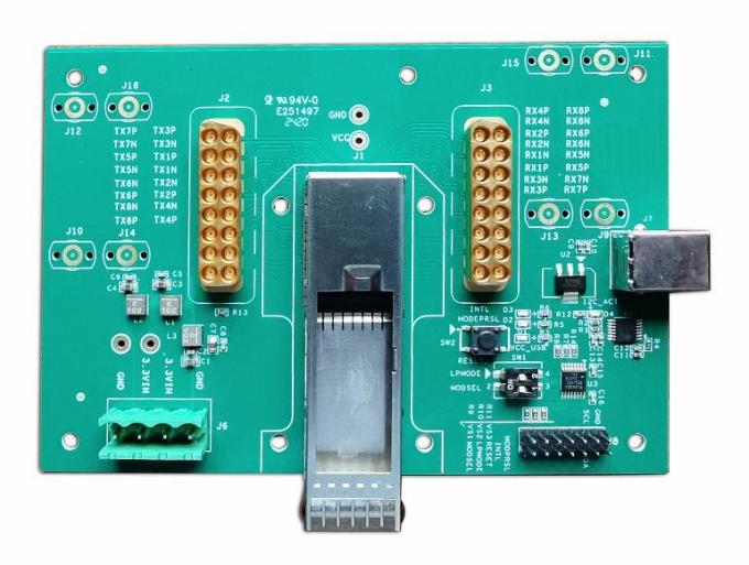 400G PAM4 Active Module Performance Evaluation Test Board In QSFPDD Package