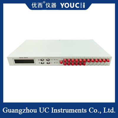 The 18-Channel Rack-Mounted Optical Switch Has Low Loss