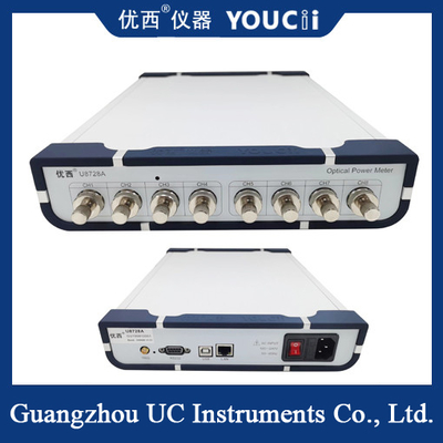 8 Channel Optical Power Meter Power Range Of + 5 ~ -65dBm