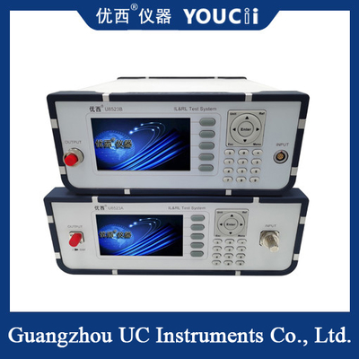 Insertion Loss Instrument Return Loss Tester Double Quad Light Source