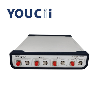 4 Channel DFB Light Source And Power Meter FC APC Connector Type