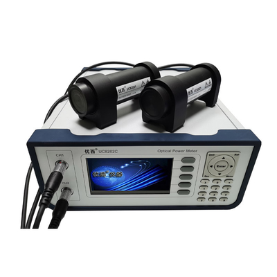 Double Channel Light Source Power Meter RS232 Communication Interface