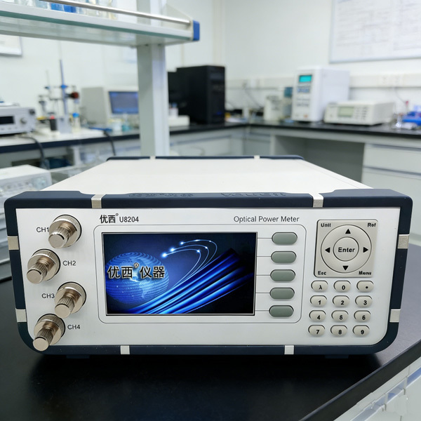 A Four-Channel Optical Power Meter With USB And RS232 Data Interfaces