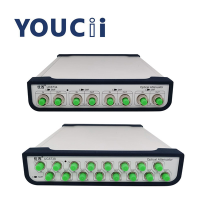 4Ch 8CH Variable Optical Attenuator Attenuation range 0~45dB
